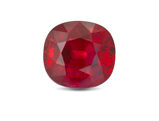 Đá ruby màu đỏ huyết bồ câu cắt hình tròn