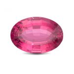 Đá tourmaline hồng cắt hình oval